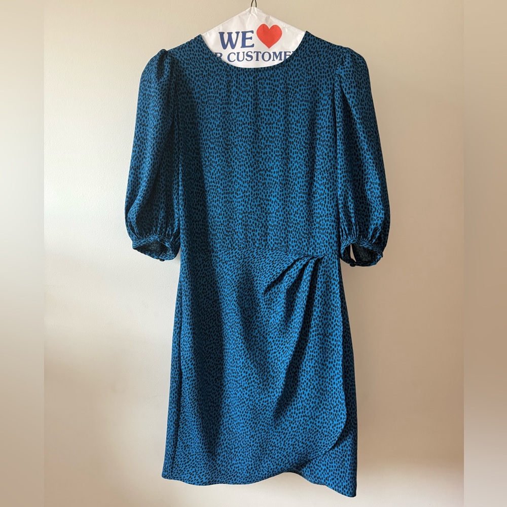 Banana Republic Peacock and Black Mini Dress